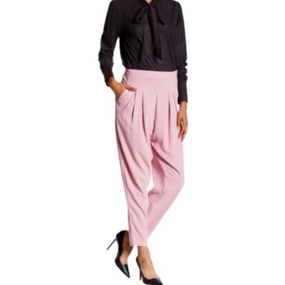 Womens Vertigo Pink Blush Drop Crotch Pants. Size XS.